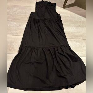 Black sleeveless poplin dress, urban renewal brand, medium